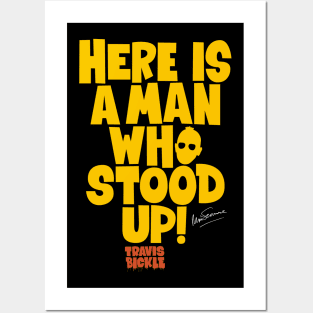 Taxi Driver 'Here Is a Man Who Stood Up ‚ Shirt Design - Martin Scorsese Classic Posters and Art